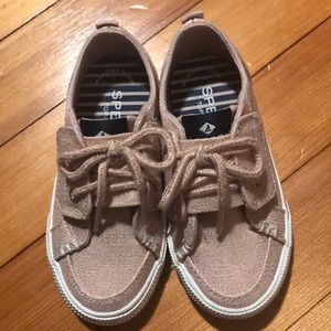 Never worn- sperry toddler girl shoes